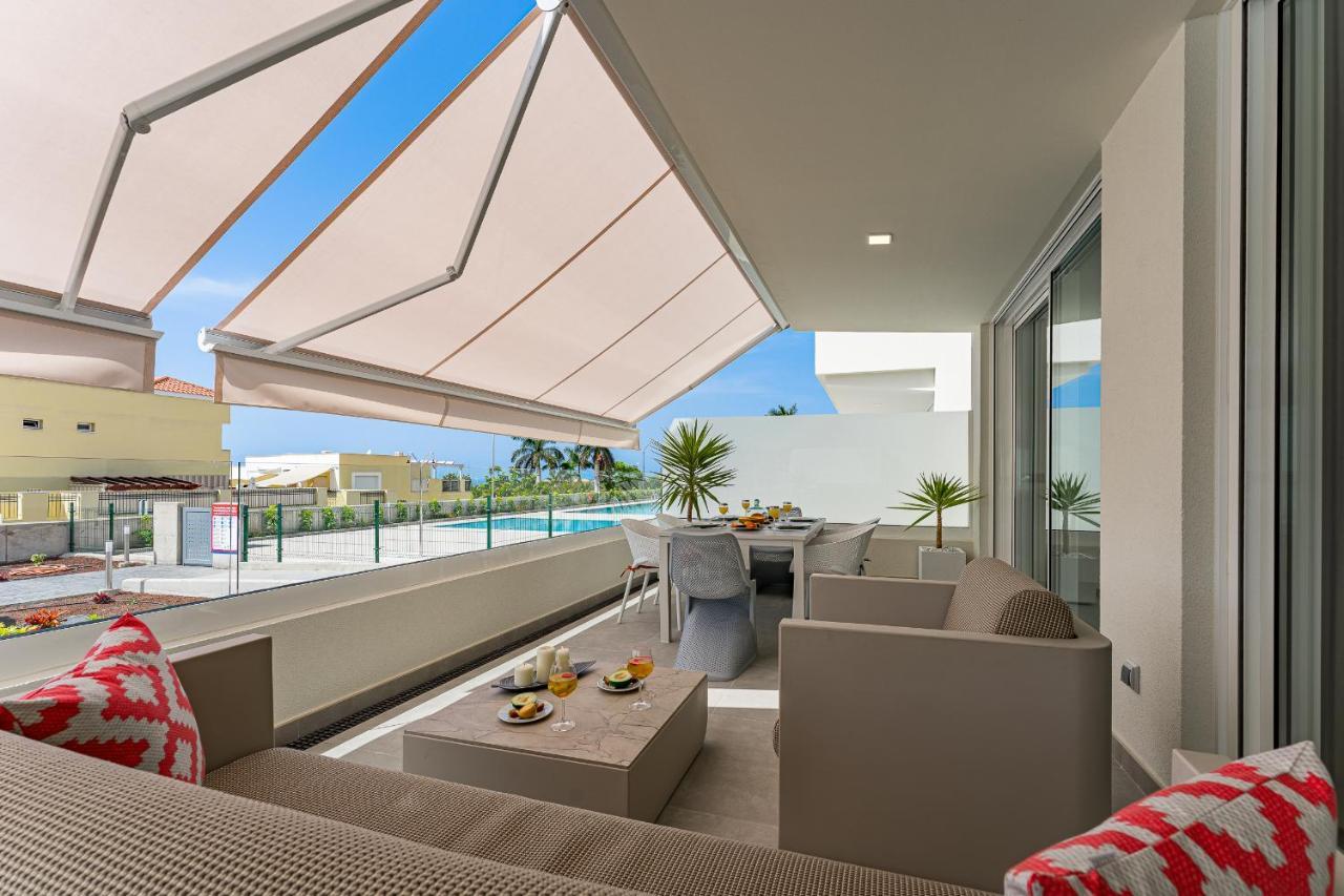 Modern New Apartment Las Terrazas De Costa Adeje. Heated Pool, Big Terrace And Private Parking Exterior photo